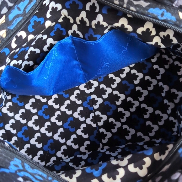 Vers Bradley "Emily" satchel in Canterbury Cobalt pattern - Picture 6 of 14